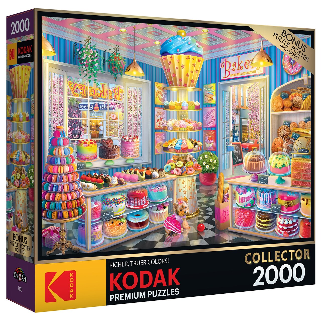 Kodak Collector Jigsaw Puzzle 2000 Pieces 38"X26"-Main Street Bakery